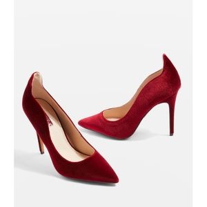 Never Been Worn!! Top Shop Velvet Heels